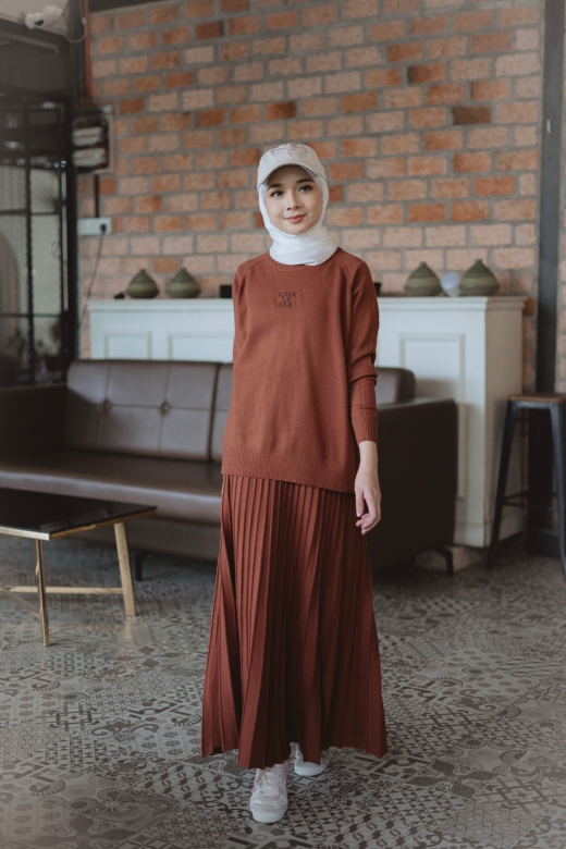 Sora Knit Set - Brick